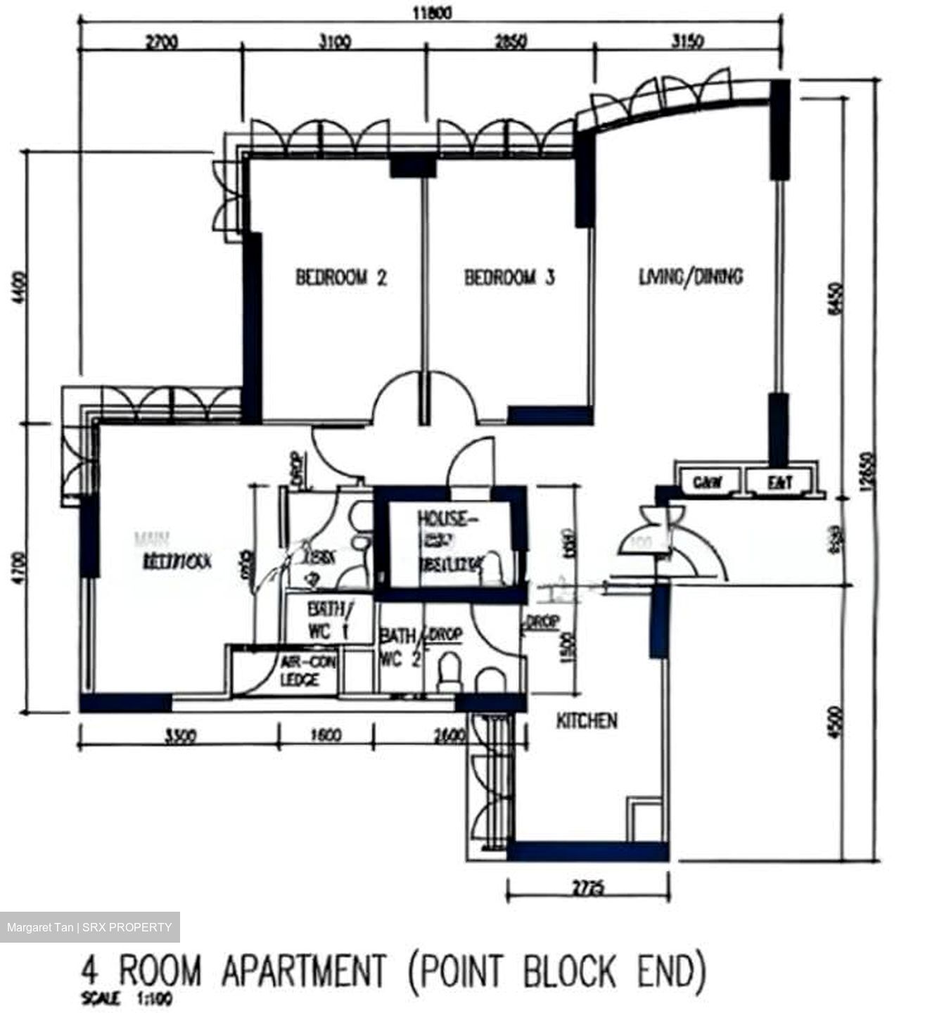 Blk 26C Membina Court (Bukit Merah), HDB 4 Rooms #533740881